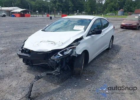 2015 Hyundai Elantra Se from USA, damaged, VIN 5NPDH4AE6FH643797